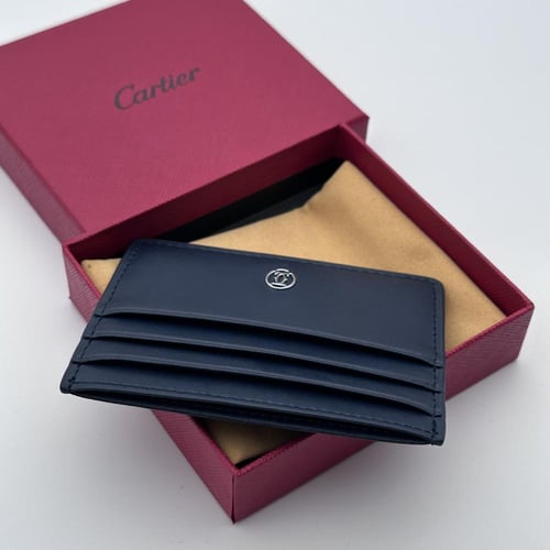 محفظة كارتير كحلي صغير