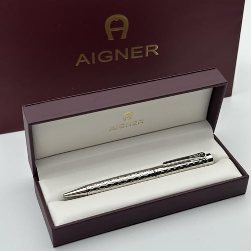 قلم اقنر فضي مزخرف