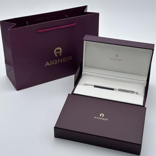 قلم اقنر فضي اسود