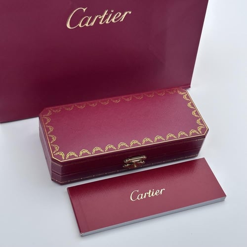 قلم كارتير فضي فص اخضر