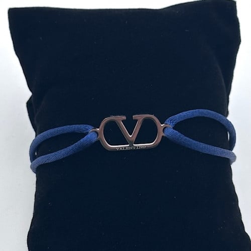 سوارة فالنتينو فضي كحلي