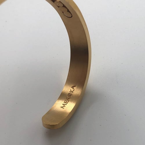 سوارة ميسيكا ستيل ذهبي