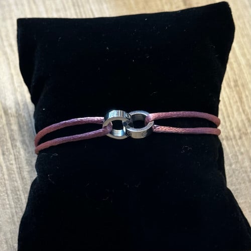 سوارة كارتير خيط زهري