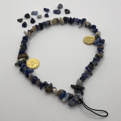 تعليقة جوال ازرق