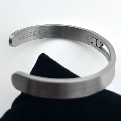 سوارة ميسيكا ستيل فضي