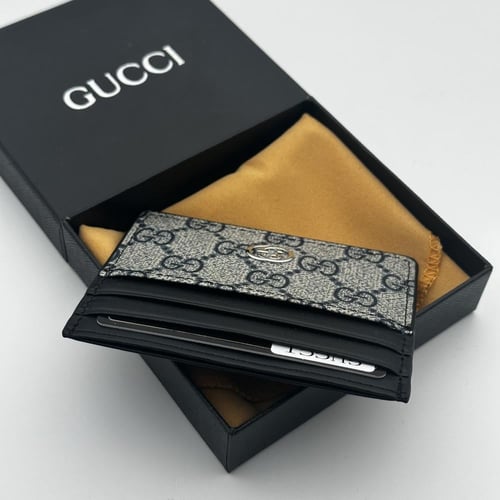 محفظة قوتشي كحلي صغير