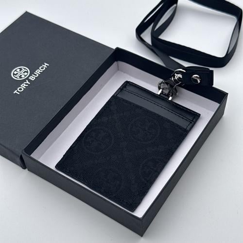 حامل بطاقات عمل توري بورش اسود مطفي