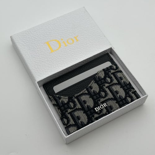 محفظة ديور اسود وبيج صغير