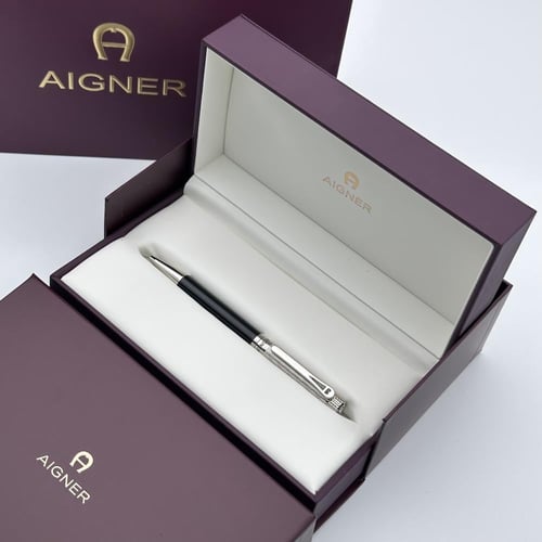 قلم اقنر فضي اسود