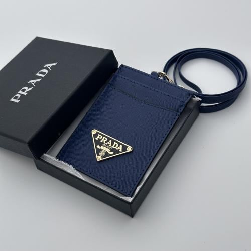 حامل بطاقات عمل برادا كحلي