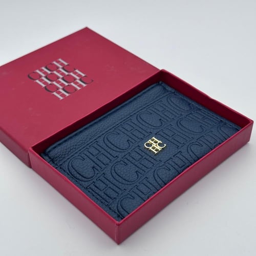 محفظة كارولينا هيريرا CH كحلي سادة