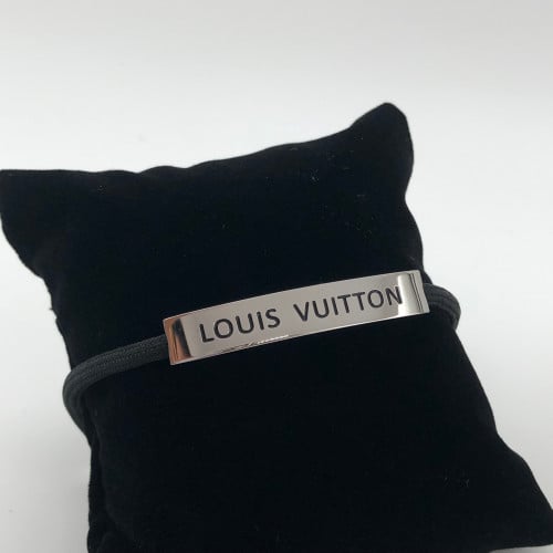 سوارة لويس فيتون قماش اسود