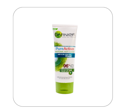 غارنيه غسول وجه رغوي للتحكم في زيوت البشرة - 100 م...