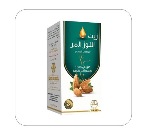 زيت اللوز المر من وادي النحل-125مل