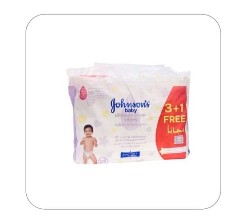 جونسون مناديل مبللة للأطفال - 192 منديل