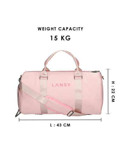 حقيبة رياضية فاخرة من لانسي (زهري)