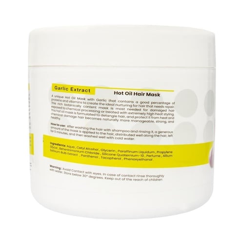 جلوبال ستار ماسك وحمام زيت شعر ثوم - 500 مل