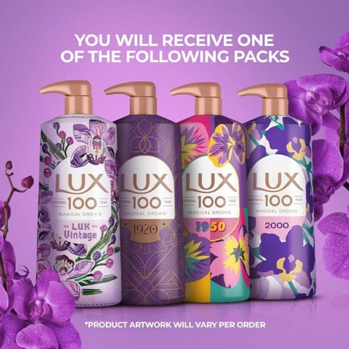 لوكس غسول الجسم بزهر الأوركيد بوب آرت 500 مل