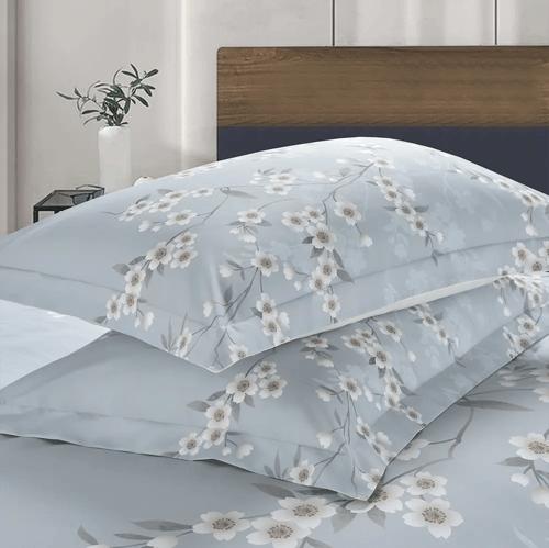 مفرش سرير صيفي فلانتيني مشجر مزدوج 6 قطع سكري تيفا...