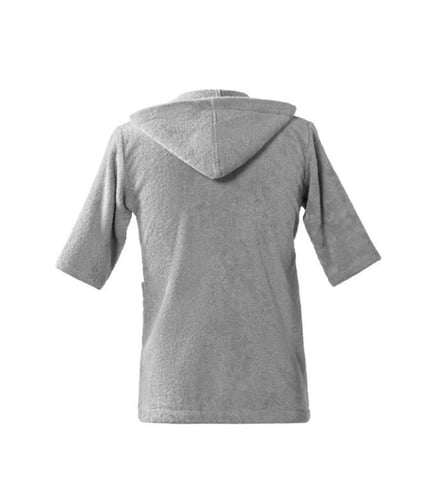 روب استحمام أطفال كانون قطن 100% - رمادي فاتح