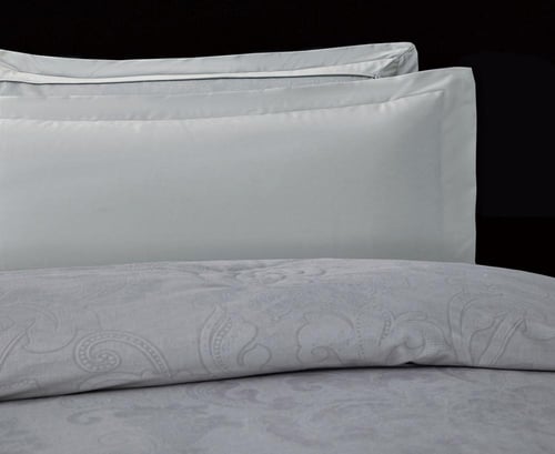 مفرش شتوي JQ  كانون مخمل فلانيل جاكارد - رمادي