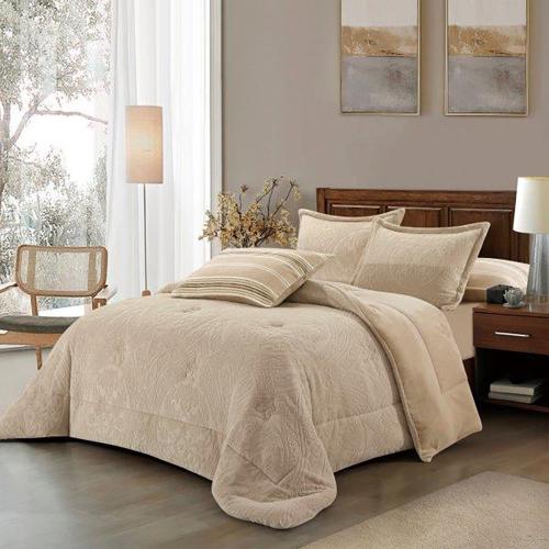 مفرش سرير شتوي مخمل فلانيل جاكار بورن اوت كانون مز...