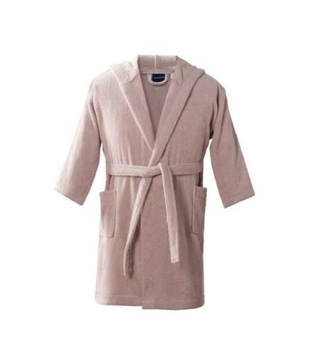 روب استحمام أطفال كانون قطن 100% - وردي