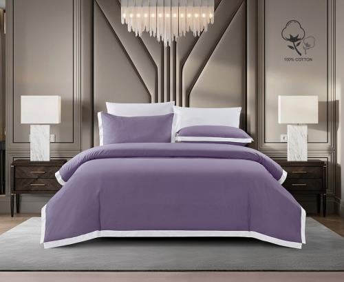 مفرش سرير صيفي مزيان قطن 100% مزدوج 7 قطع بحشو متح...