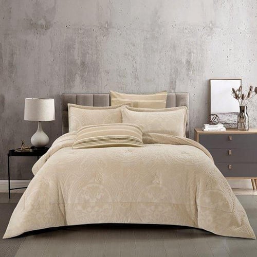 مفرش سرير شتوي مخمل فلانيل جاكار بورن اوت كانون مز...