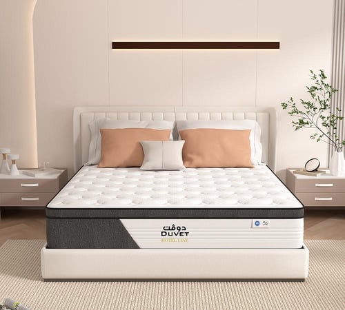 باقة النوم الفندقي | مرتبة ميموري فوم 200x180 سم +...