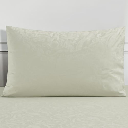 طقم شرشف سرير كانون فندقي قطن جاكار قطعتين مفرد ون...