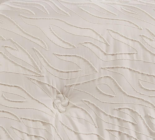 مفرش سرير صيفي مفرد ونص 4 قطع بيج فاتح - نعومة الل...