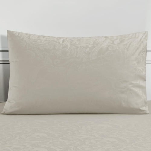 طقم شرشف كانون فندقي قطن جاكار 3 قطع كوين - رمادي...