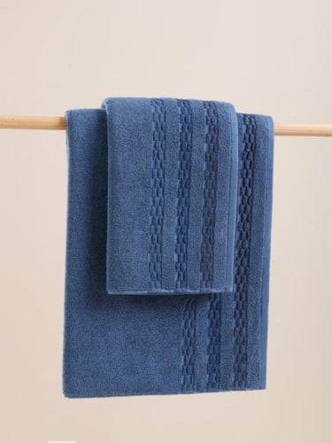 منشفة استحمام كانون قطن 100% فائقة النعومة -ازرق