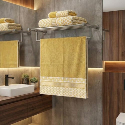 منشفة استحمام دوفت قطن 100% نعومة وامتصاص عالي