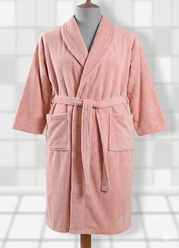 روب استحمام كانون قطعة واحدة وردي