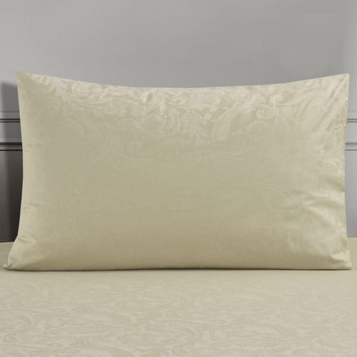 طقم شرشف سرير كانون فندقي قطن جاكار 3 قطع كوين - ب...