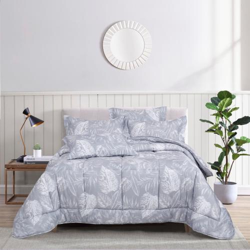 مفرش سرير صيفي فيلدكرست تنسل مفرد ونص 4 قطع رمادي...