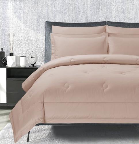 مفرش سرير صيفي قطن فندقي كانون سادة مفرد ونص 4 قطع...