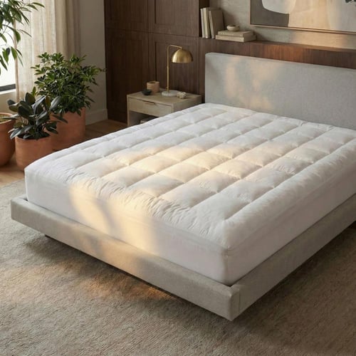 لباد مرتبة غيمة قطن 100% مزدوج ارتفاع 14 سم مغاط د...