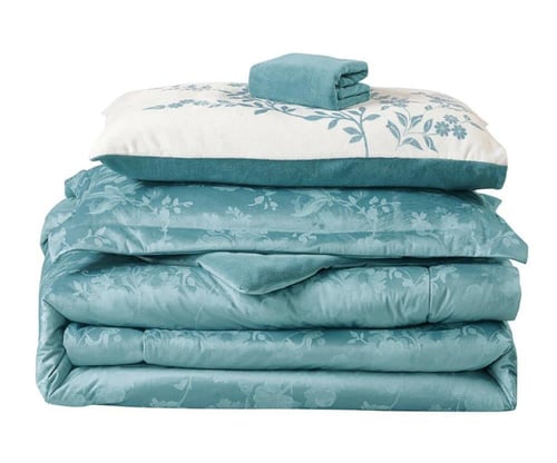 مفرش شتوي انجا فلانيل كانون مزدوج 6 قطع تيفاني