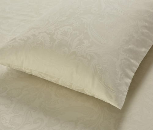 طقم شرشف سرير كانون فندقي قطن جاكار قطعتين مفرد ون...