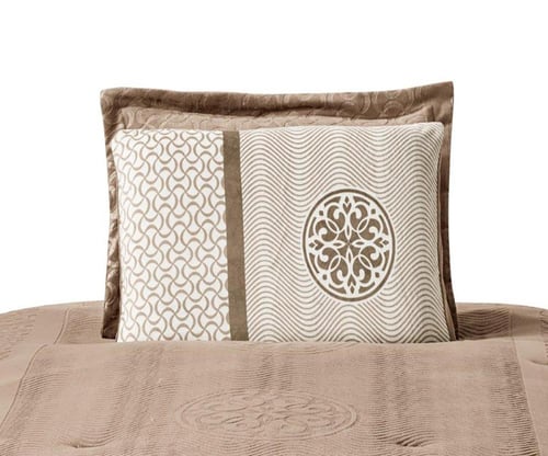 مفرش شتوي لندن فلانيل كانون مفرد ونص كوين 4 قطع بي...