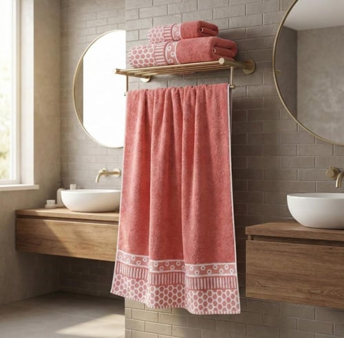 منشفة استحمام دوفت قطن 100% نعومة وامتصاص عالي