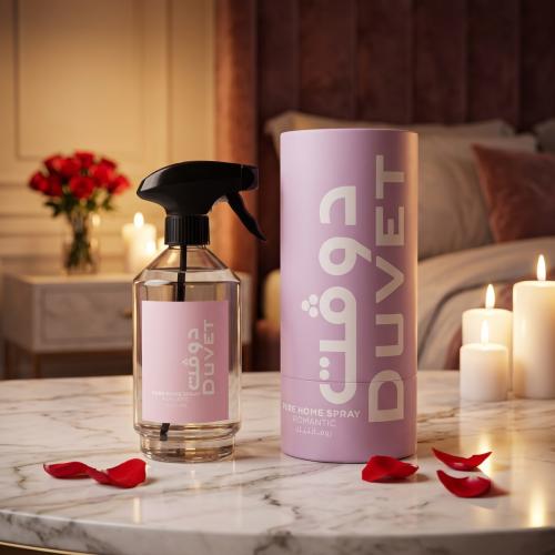 معطر رومانتيك الفاخر 500 مل لتعطير المنزل والمفروش...