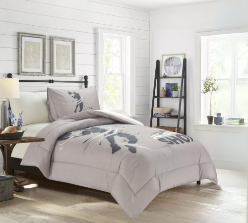 مفرش سرير اطفال كانون قطن 100% صيفي 4 قطع - باسكت...