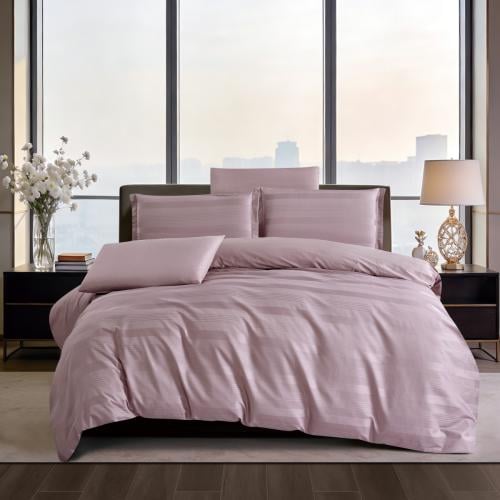 مفرش فندقي شيراتون قطن حشوة متحركة مفرد ونص 5 قطع...