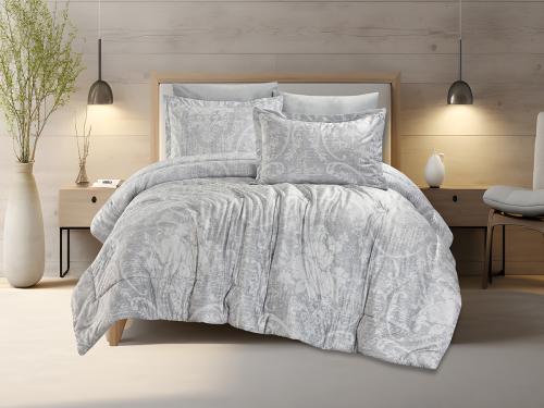 لحاف شتوي كانون مخمل فلانيل كينغ مزدوج طقم 6 قطع -...