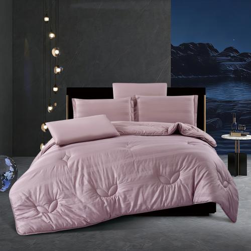 مفرش فندقي شيراتون قطن 100% مزدوج 6 قطع - موف