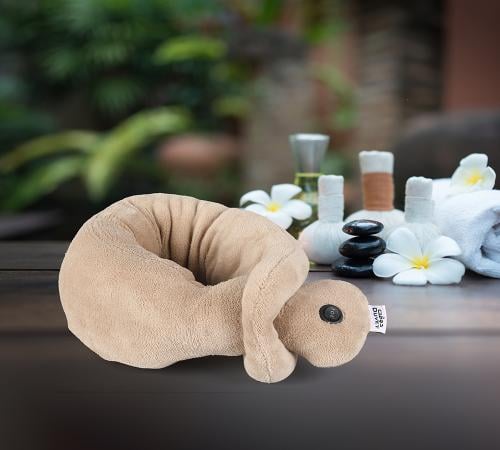 مخدة تدليك الرقبة للسفر بقوتين من دوفت